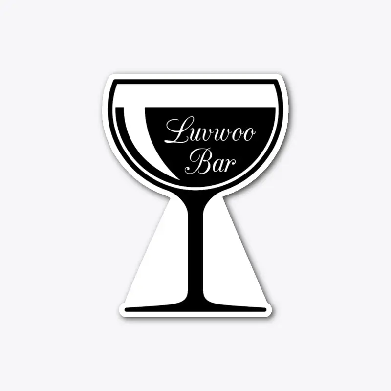 Luvwoo Bar Logo Black